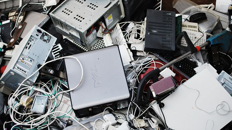 Att minska elavfallet är extra viktigt då elektronik har stor miljöpåverkan. Foto Johanna Montell