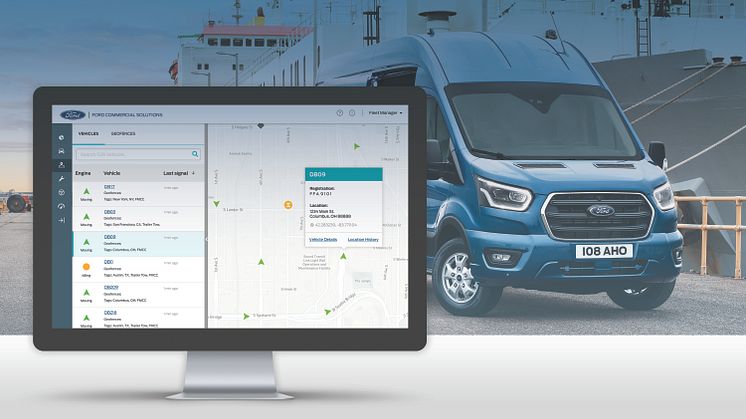 Ford presenterar nya uppkopplingstjänster för bilflottor