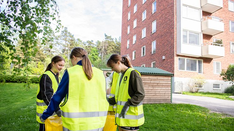 Huddinge HK bostadsområde höghus