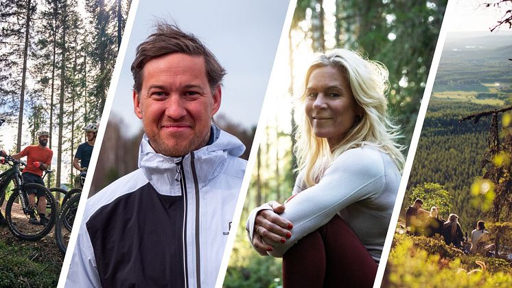 Två starka profiler klara för friluftsfestivalen Utefest - med Patrik Klüft och Cecilia Gustafsson.
