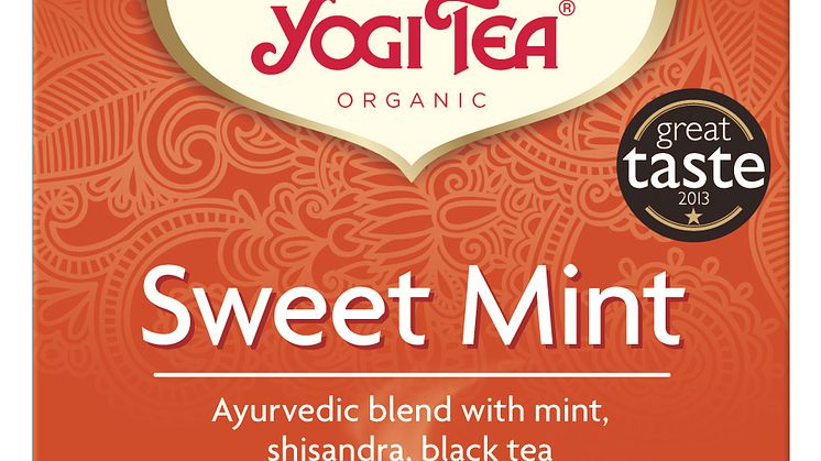 Yogi Tea Sweet Mint Snack Tea poser økologisk