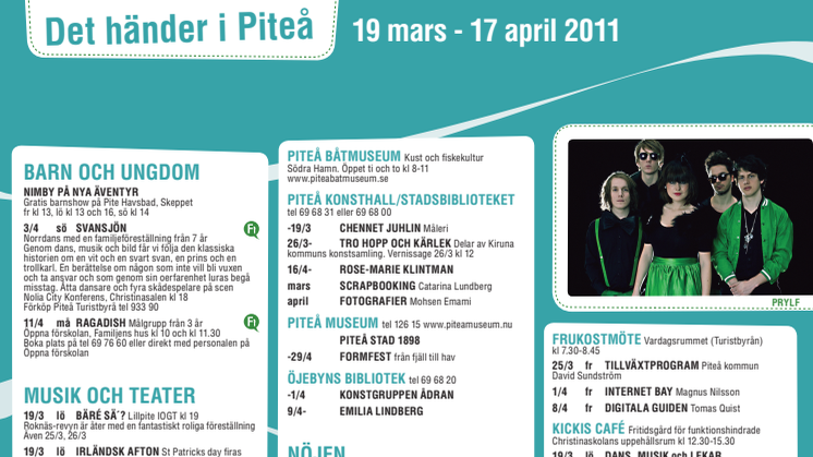 Det händer i Piteå 19 mars-17 april 2011