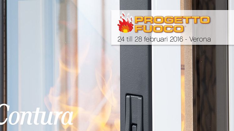 Contura ställer ut på Progetto Fuoco i Italien
