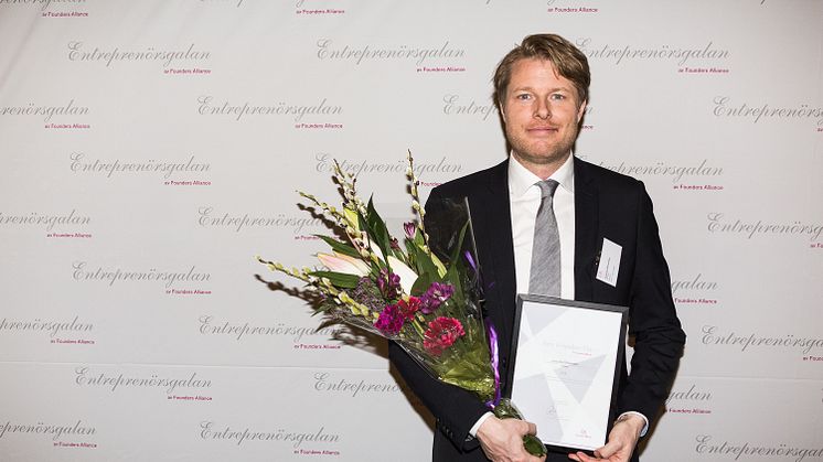 Årets Grundare Öst 2014 tilldelas Netlights grundare Lars Olof Elfversson