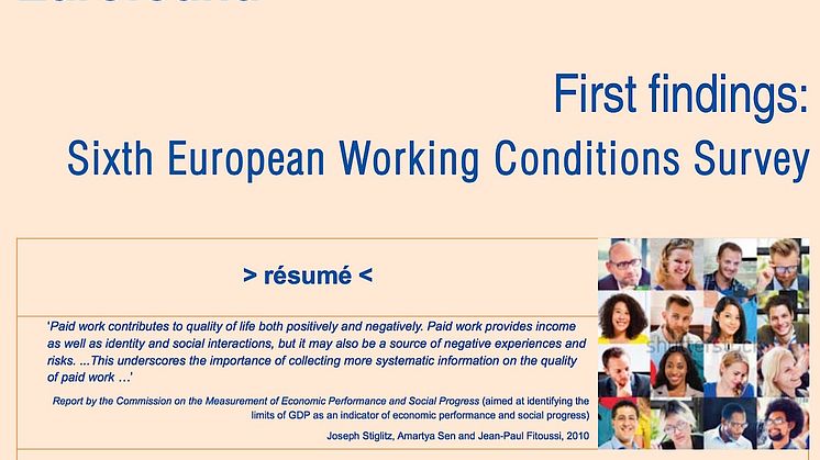 Survey shows diverse picture of Europe at work - but with some positive developments