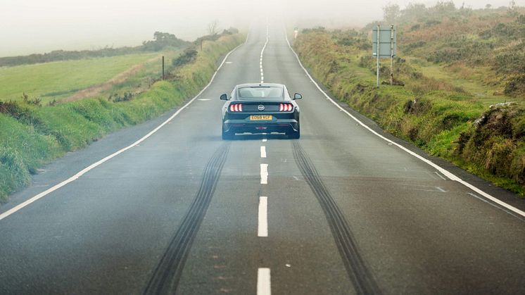 Mustang Bullitt på Isle of man