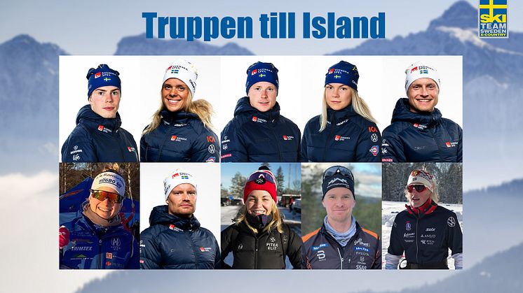 Svenska truppen till Skandinaviska cupen på Island