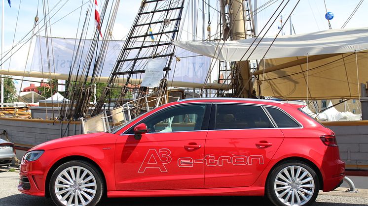 Sverigepremiär för Audi A3 Sportback e-tron i Almedalen