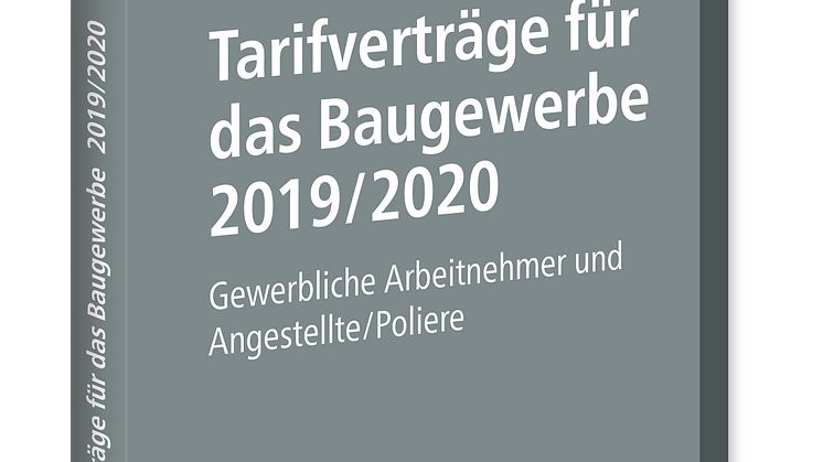 Tarifverträge für das Baugewerbe 2019/2020 (3D/tif)