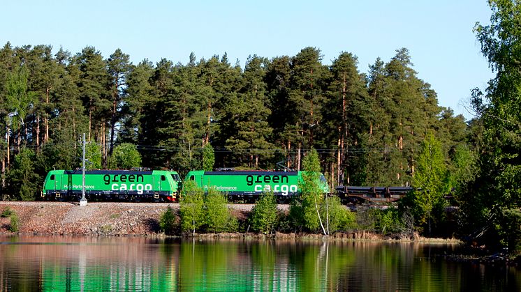 Green Cargo stålpendel