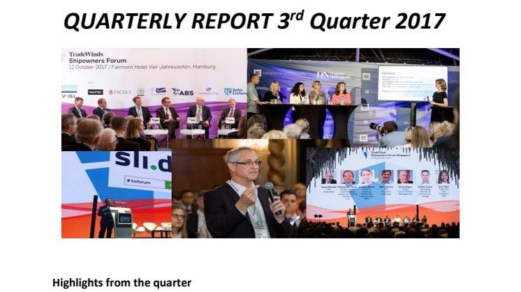 NHST Media Group - Quarterly Report  3rd quarter 2017