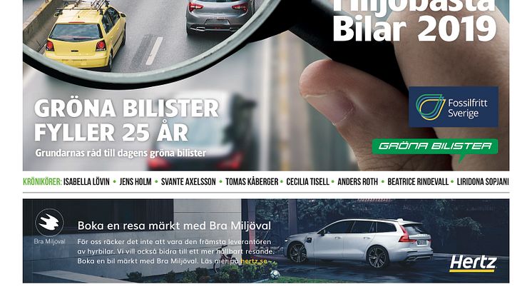 Omslaget Trafik & Miljö Nr 1 2019