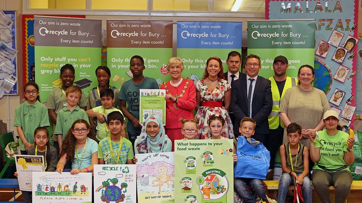 Youngsters take the lead in recycling and tackling litter