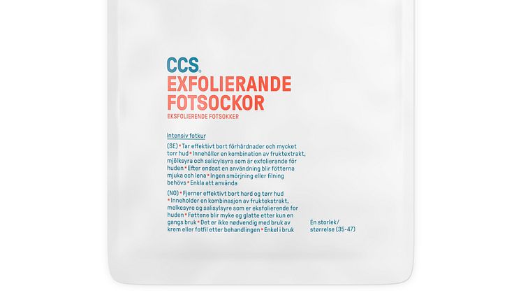 CCS Exfolierande Fotsockor