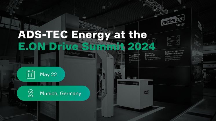 ADS-TEC Energy at the E.ON Drive Summit 2024
