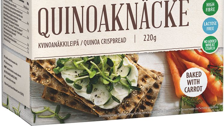 Rustikt Quinoaknekkebrød