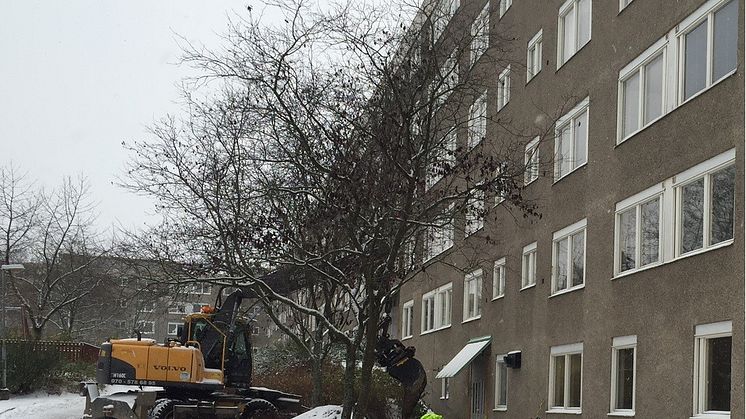 Byggmästargruppen har fått förtroendet av Brf Henriksdalshöjden att bygga tre stycken nya tvättstugor samt konvertera fastighetens befintliga förråd och tvättstuga till nio stycken nya lägenheter.