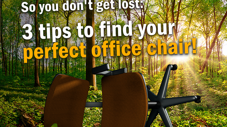 3 simple tips to help you find the perfect office chair