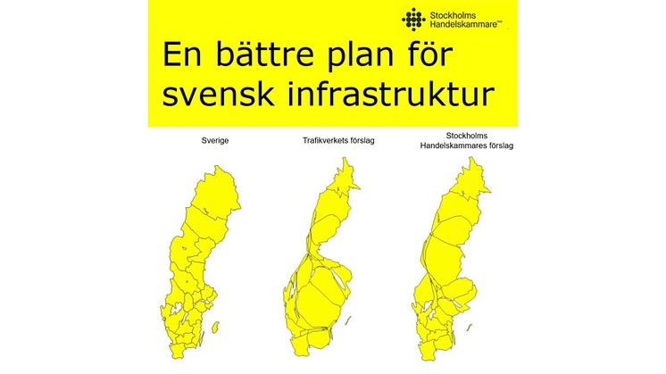 Klockan 12.00: Presentation av "En bättre plan för svensk infrastruktur"