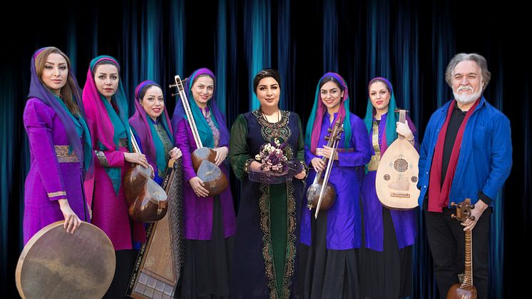 Mahbanoo gäster under Norouz-firandet på Stora Teatern. Foto: Mahbanoo Original