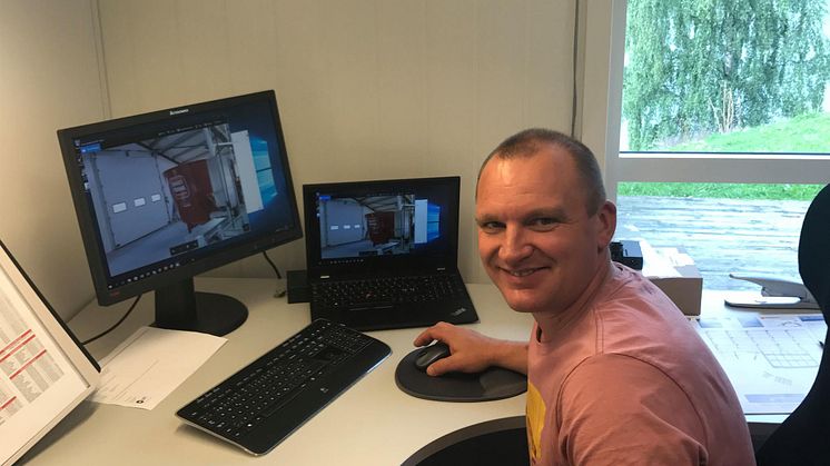 Kjetil Lien har funnet sin kontorplass hos Fjøssystemer på Fåvang