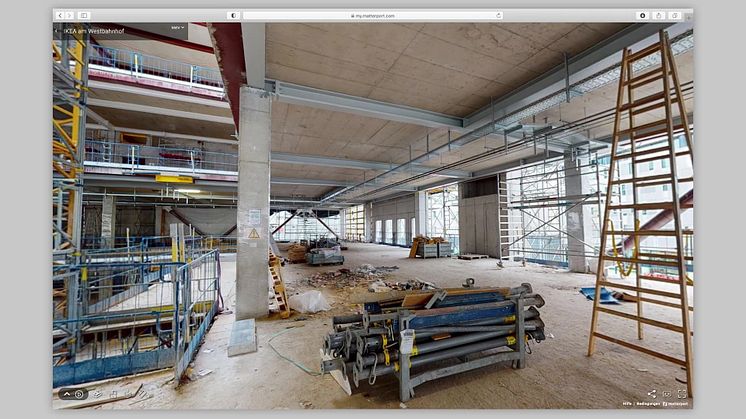 IKEA Wien Westbahnhof virtuelle Baustellenführung