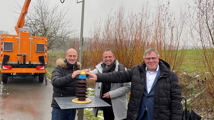 Meilenstein in kommunaler Straßenbeleuchtung: 400.000. LED-Leuchte beim Bayernwerk am Netz