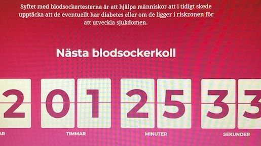 Gratis blodsockerkoll på blodsockerkollen.nu