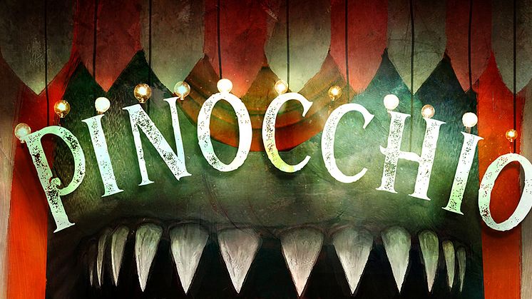 Pinocchio har premiär den 15 februari 2020 på Sundsvall Teater. Illustration: Alexander Jansson