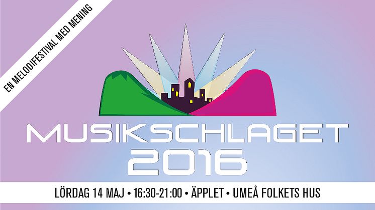 Musikschlaget – en melodifestival med mening