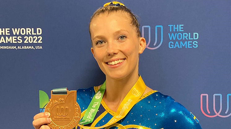 Lina Sjöberg tar brons i DMT i The World Games