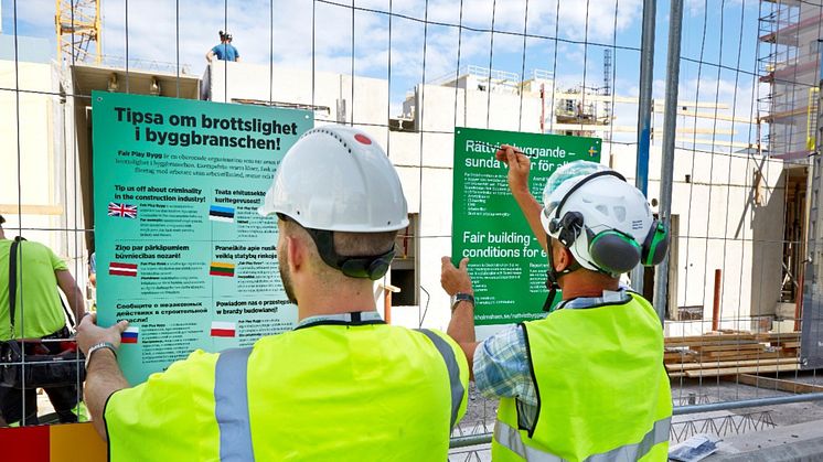 LKFs hyresgäster ska kunna lita på att deras hem är byggda på rätt värderingar. LKF arbetar proaktivt för en rättvis konkurrens på lika och schyssta villkor – i hela kedjan av byggentreprenörer. Foto: Bengt Alm/Rättvist byggande.