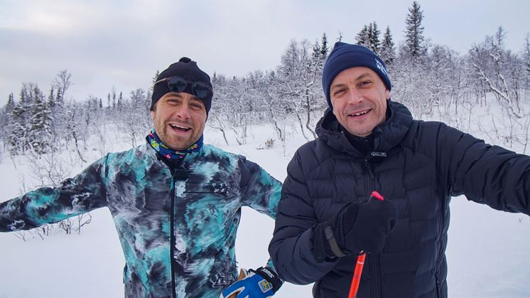 Hans Olsson och Petter Alexis Askergren åker Vasaåket 90 direkt i Vasaloppet.TV