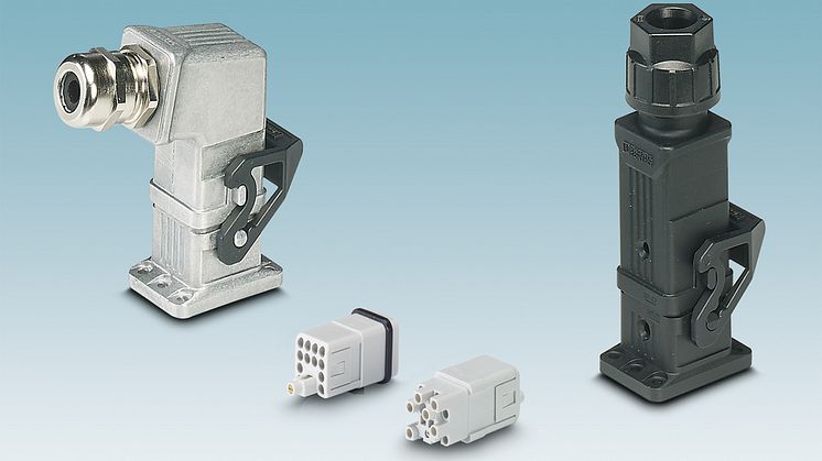 Heavy-duty connectors for compact power transmission