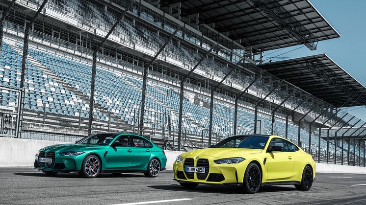 Uudet BMW M3 Sedan ja M4 Coupé – Competition-malleissa myös xDrive-neliveto-optio