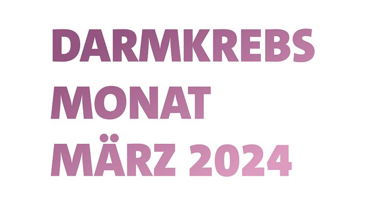 Darmkrebsmonat März 2024