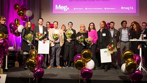 Alla vinnare vid MegAward 2016.