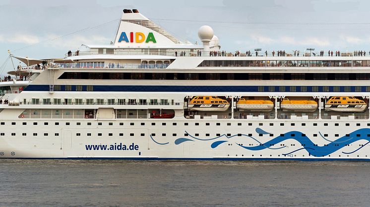 ​Kryssningsrekord i sikte och premiär för Aida Cruises till Helsingborg