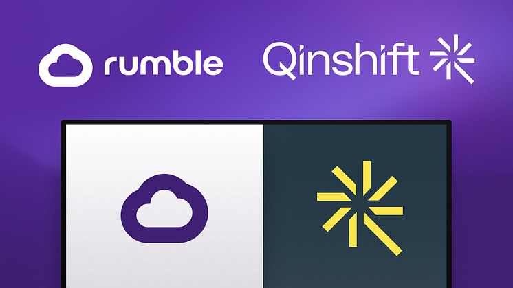 Rumble Cloud tillkännager strategiskt samarbete med Qinshift. Samarbetet ämnar möta marknadens efterfrågan på Rumble Cloud™ och betjäna företagskunder i stor skala.