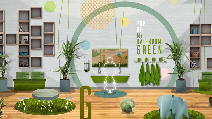 An insider tip for creative bathroom design: the green oasis