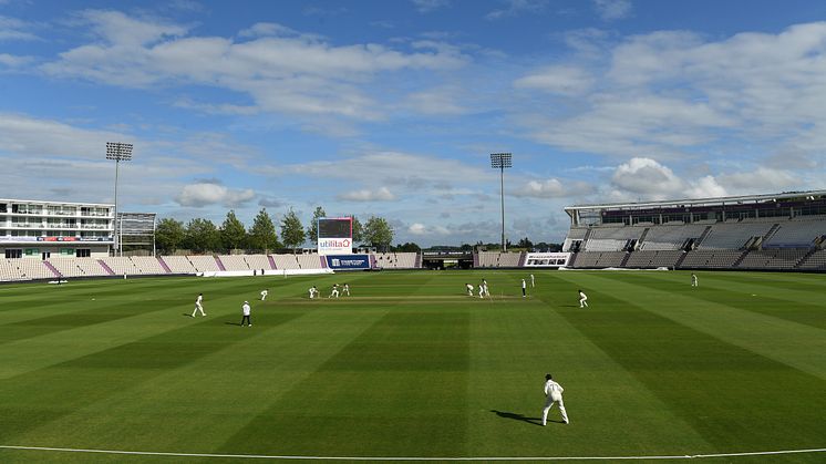 The England Men's squad are currently playing an internal warm-up fixture at the Ageas Bowl (credit: Getty Sports)