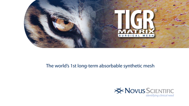 TIGR® Matrix Surgical Mesh Presentation