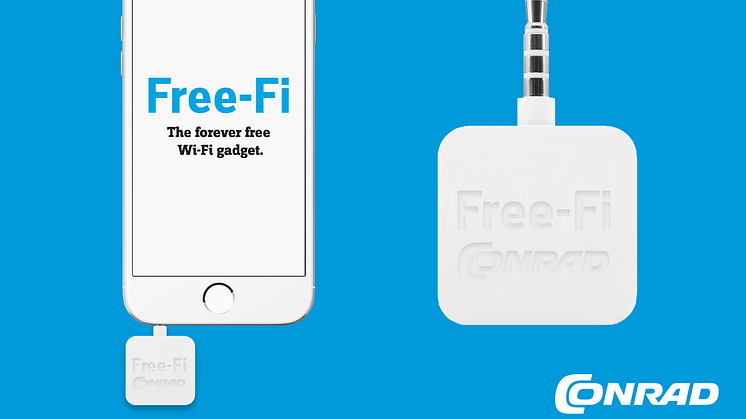 Idag lanserar Conrad Free-Fi så att du alltid kan surfa gratis!