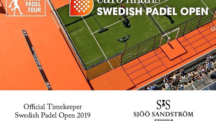 Sjöö Sandström - Official Timekeeper för Swedish Padel Open