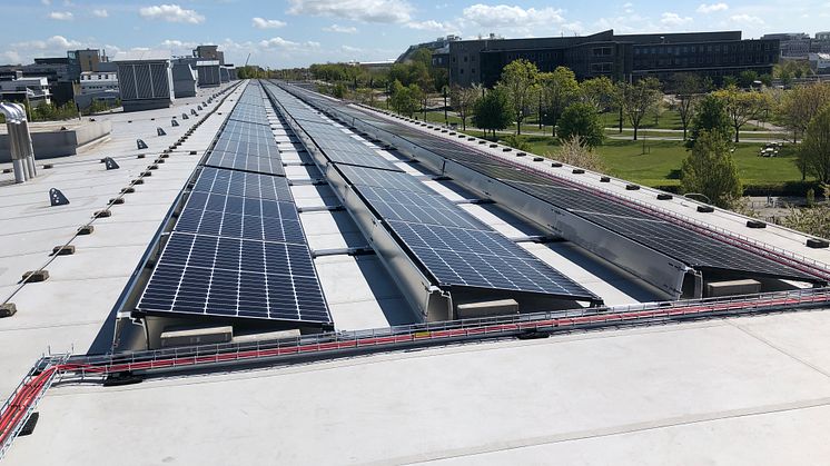 Solceller Kemicentrum 1, Lunds universitet