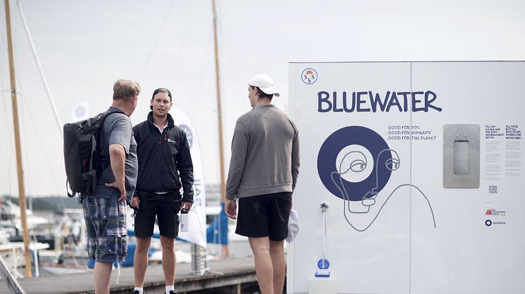 Två av Bluewaters högeffektiva vattenreningsstationer togs i bruk för en vecka sedan på Sandhamn för att producera rent dricksvatten dagligen direkt från Östersjön