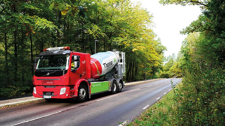 Klimatförbättrad betong står för över 30 procent av försäljningen hos Thomas Betong.