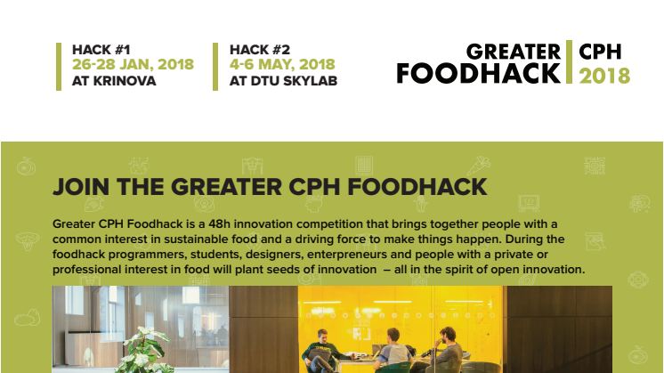 Inbjudan Greater CPH Food hack
