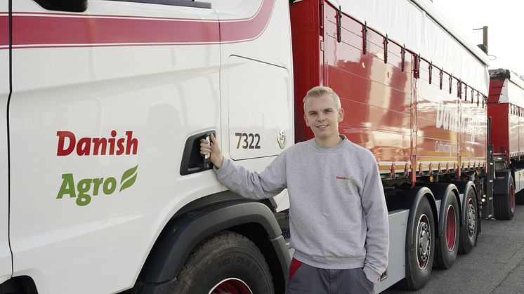Magnus Johansen, chauffør i Danish Agro