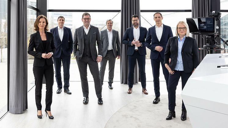 AUDI AG Annual Media Conference 2022 - Board of Management (cover)
